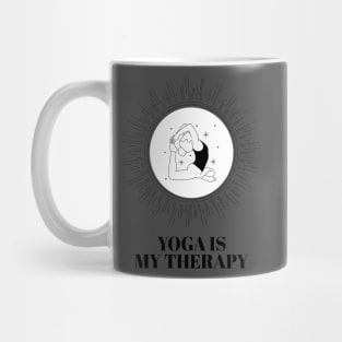 Yoga is my therapy Mug